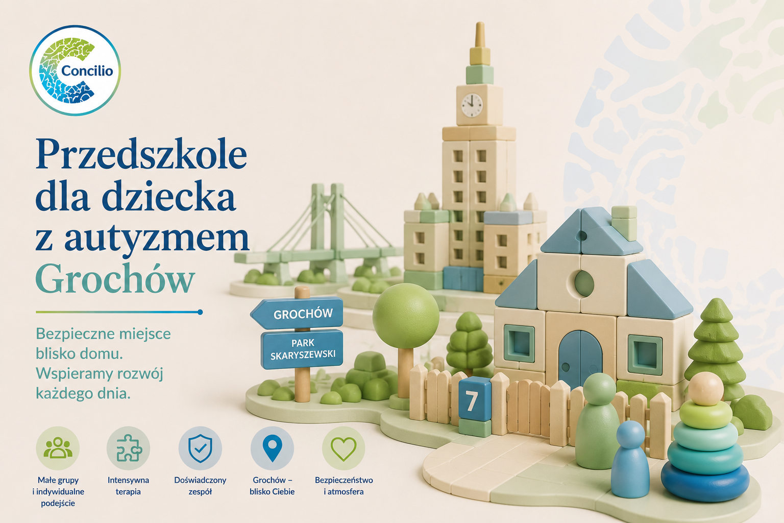 Przedszkole dla dziecka z autyzmem Grochów